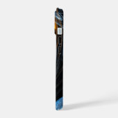 Abstracte Kunst Rond de Wereld iPhone 15 Case (Linkerkant)