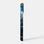Abstracte Kunst Rond de Wereld iPhone 15 Case (Rechterkant)