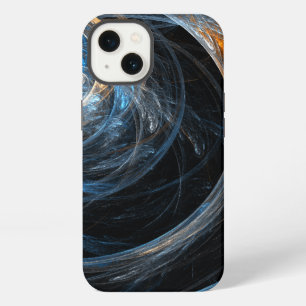 Abstracte kunst rond de wereld iPhone 13 hoesje