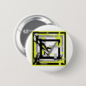 Abstracte kunst ronde button 5,7 cm (Voorkant /achterkant)