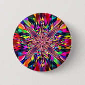 Abstracte kunst ronde button 5,7 cm (Voorkant)
