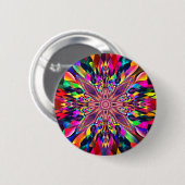 Abstracte kunst ronde button 5,7 cm (Voorkant /achterkant)