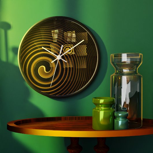 Abstracte Kunst Ronde Hypnose Grote Klok