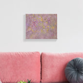 Abstracte kunst Roze Geel Groen Trendy Modern Canvas Afdruk (Insitu (Woonkamer))