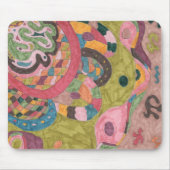 abstracte kunst "Roze stemming" Muismat (Voorkant)