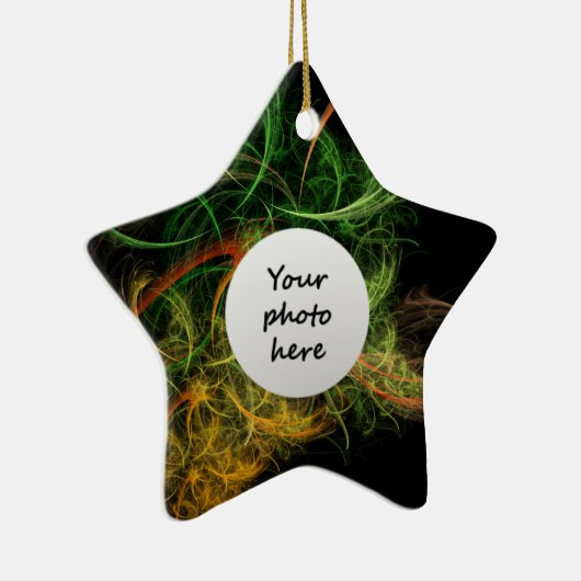 Abstracte kunst ruimte bloemen keramisch ornament (Rechts)