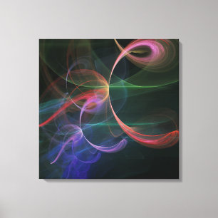 Abstracte Kunst Ruimte Canvas Afdruk