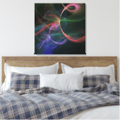 Abstracte Kunst Ruimte Canvas Afdruk (Insitu (Slaapkamer))