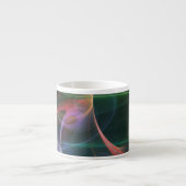 Abstracte Kunst Ruimte Espresso Kop (Voorkant)