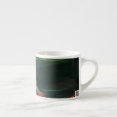 Abstracte Kunst Ruimte Espresso Kop (Rechts)