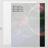 Abstracte Kunst Ruimte Persoonlijk Briefhoofd (Voorkant / Achterkant)