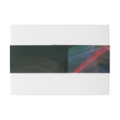 Abstracte Kunst Ruimte Uitnodigingen Wikkel (Achterkant Voorbeeld)