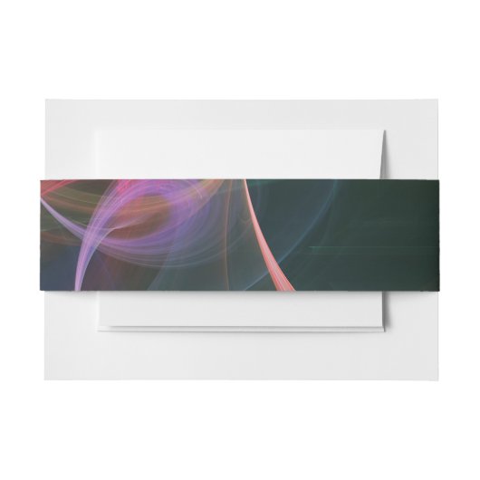 Abstracte Kunst Ruimte Uitnodigingen Wikkel (Voorkant Voorbeeld)