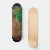Abstracte Kunst Ruimte Vogel Persoonlijk Skateboard (Voorkant)