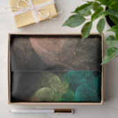 Abstracte Kunst Ruimte Vogel Tissuepapier (Geschenk)