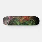Abstracte Kunst Ruimte Vuur Persoonlijk Skateboard (Horizontaal)
