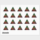 Abstracte Kunst Ruimte Vuur Sticker (Vel)