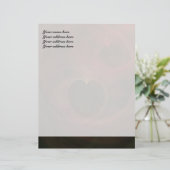 Abstracte Kunst Ruimtelievende Harten Custom Briefhoofd (Staand voorkant)