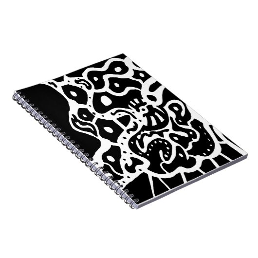 abstracte kunst "Ruimtevaart" Notitieboek (Rechterzijde)