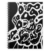 abstracte kunst "Ruimtevaart" Notitieboek (Voorkant)
