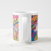 abstracte kunst "Samba" Grote Koffiekop (Achterkant)