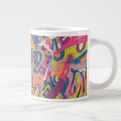 abstracte kunst "Samba" Grote Koffiekop (Rechts)