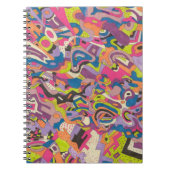 abstracte kunst "Samba" Notitieboek (Voorkant)