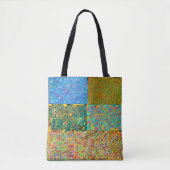 abstracte kunst sari als patchwork tote bag (Voorkant)