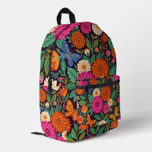 Abstracte Kunst Scandi Dahlia Vlinders Rugzak