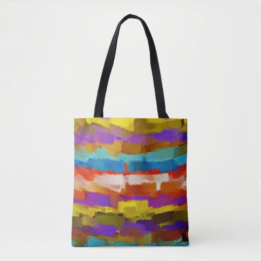 Abstracte kunst schilderen #6 tote bag (Voorkant)