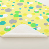 Abstracte kunst schilderen een van een soort dunne sherpa deken (3/4)