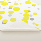 Abstracte kunst schilderen een van een soort dunne sherpa deken (3/4)