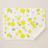 Abstracte kunst schilderen een van een soort dunne sherpa deken (Voorkant (horizontaal))