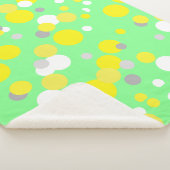 Abstracte kunst schilderen een van een soort dunne sherpa deken (3/4)