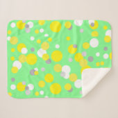 Abstracte kunst schilderen een van een soort dunne sherpa deken (Voorkant (horizontaal))