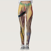 Abstracte kunst schilderen, Leggings voor kindersp (Voorkant)