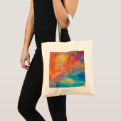 Abstracte Kunst Schilderij NAAM Kunstenaar Modern  Tote Bag (Voorkant (product))