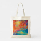 Abstracte Kunst Schilderij NAAM Kunstenaar Modern  Tote Bag (Achterkant)