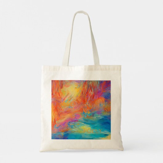 Abstracte Kunst Schilderij NAAM Kunstenaar Modern  Tote Bag (Achterkant)