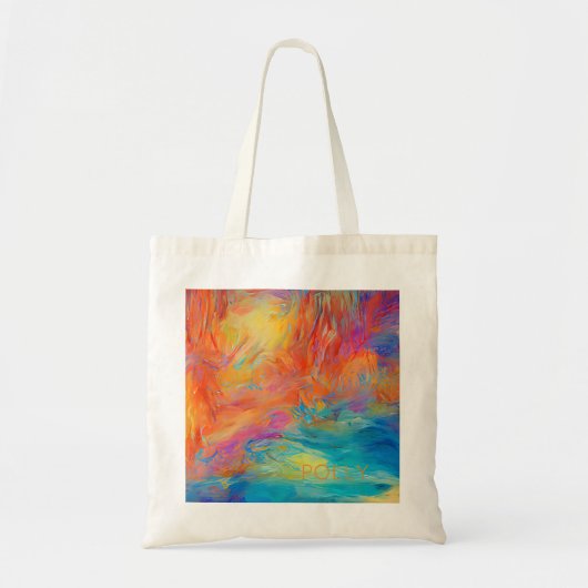 Abstracte Kunst Schilderij NAAM Kunstenaar Modern  Tote Bag (Voorkant)