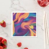 Abstracte kunst servet (Insitu)