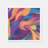 Abstracte kunst servet (Voorkant)