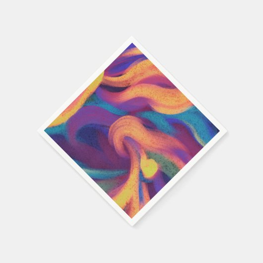 Abstracte kunst servet (Hoek)