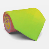 Abstracte kunst Sjabloon Elegant kleurrijk rood ge Stropdas (Opgerold)