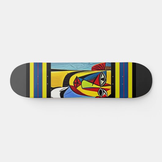 Abstracte Kunst Skateboard (Horizontaal)