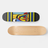 Abstracte Kunst Skateboard (Horizontaal)