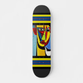 Abstracte Kunst Skateboard (Voorkant)