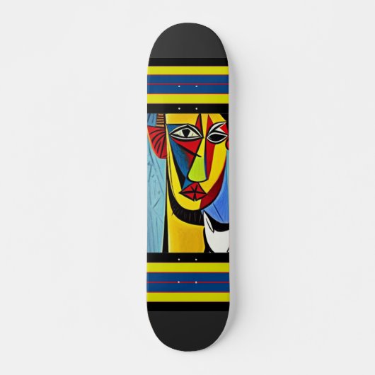 Abstracte Kunst Skateboard (Voorkant)
