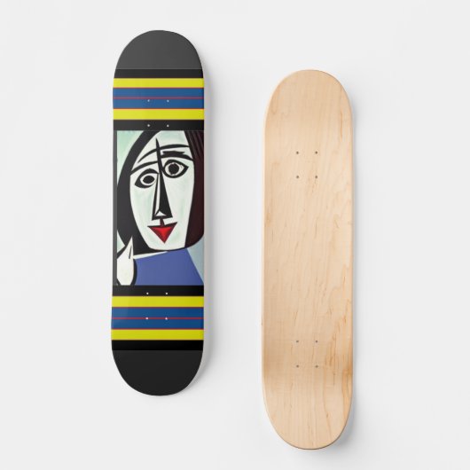 Abstracte Kunst Skateboard (Voorkant)