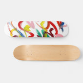 Abstracte Kunst Skateboard (Horizontaal)